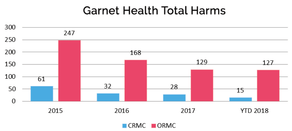 Garnet Health Total Harms