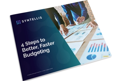 eBook thumbnail - 4 Steps to Better, Faster Budgeting