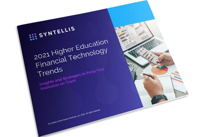 2021 Higher Education Financial Trends Report ebook thumbnail